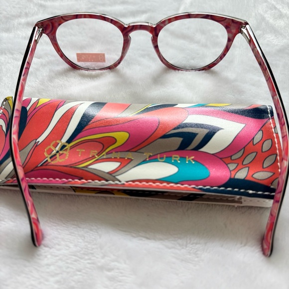 TRINA TURK Coronado +1.50 Readers with Retro Storage Case--NWT - Picture 4 of 14